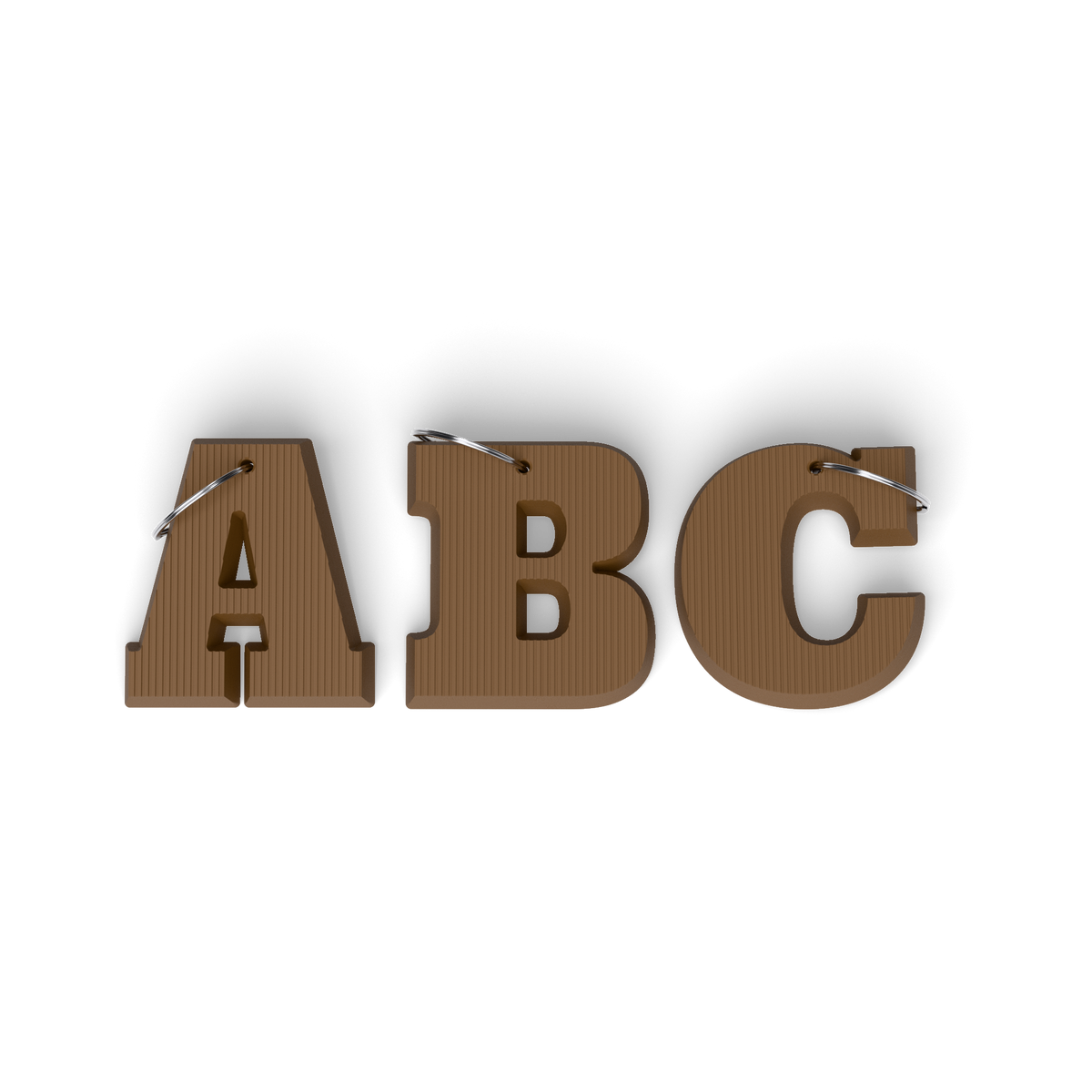Sleutelhanger Chocoladeletter