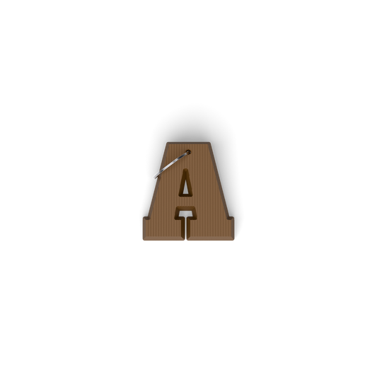 Sleutelhanger Chocoladeletter