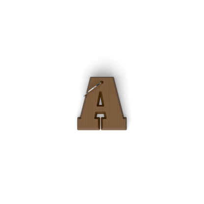 Sleutelhanger Chocoladeletter