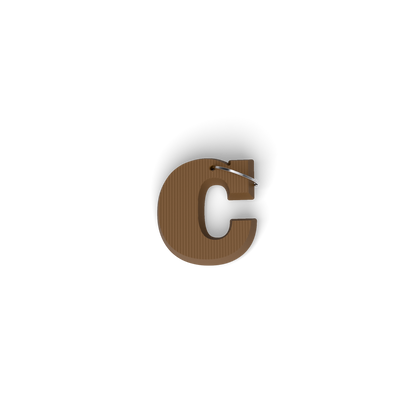 Sleutelhanger Chocoladeletter