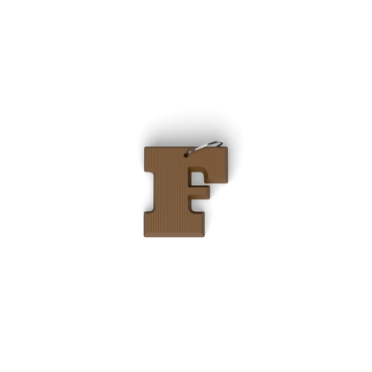 Sleutelhanger Chocoladeletter