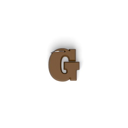 Sleutelhanger Chocoladeletter