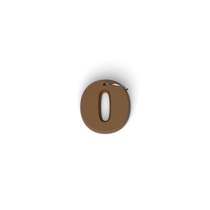 Sleutelhanger Chocoladeletter