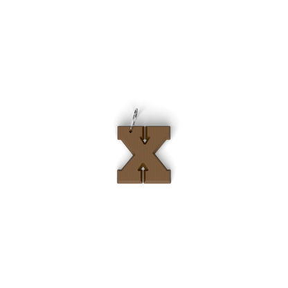 Sleutelhanger Chocoladeletter